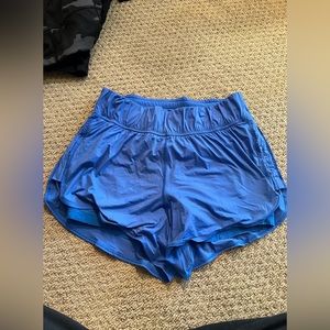 Blue lululemon shorts